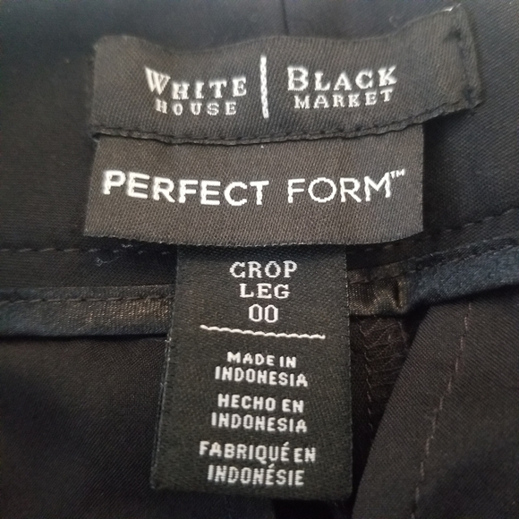White House Black Market Perfect Form Crop Pants - Picture 3 of 4